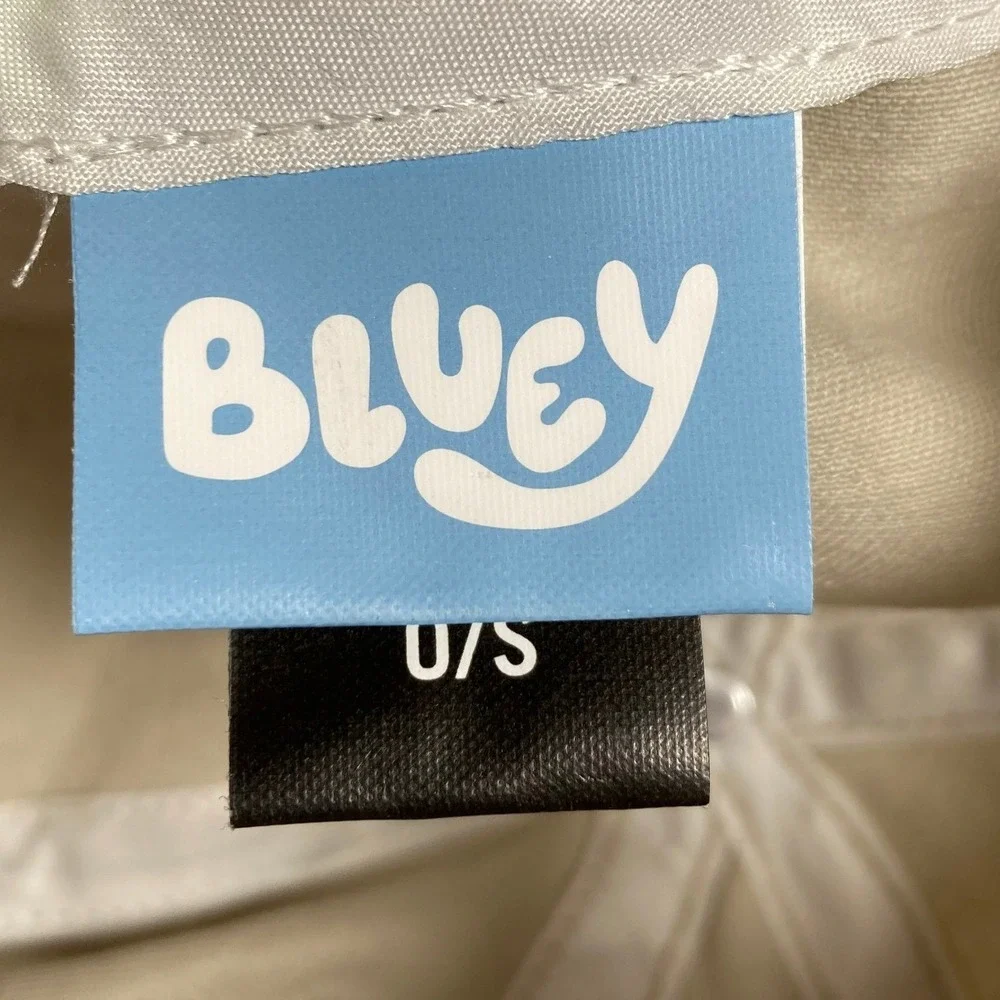 Bluey and Bingo Kids Baseball Caps Set of 2 Black Tan Adjustable‎ Cotton Hats